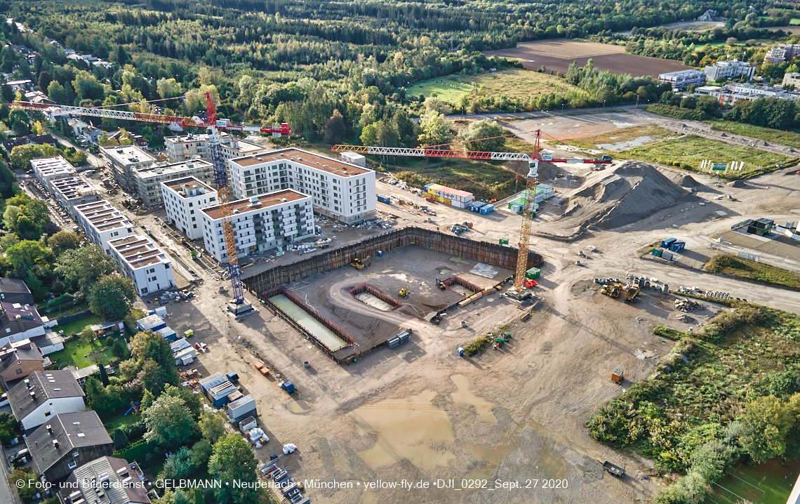 27.09.2020 - Baustelle Alexisquartier in Neuperlach